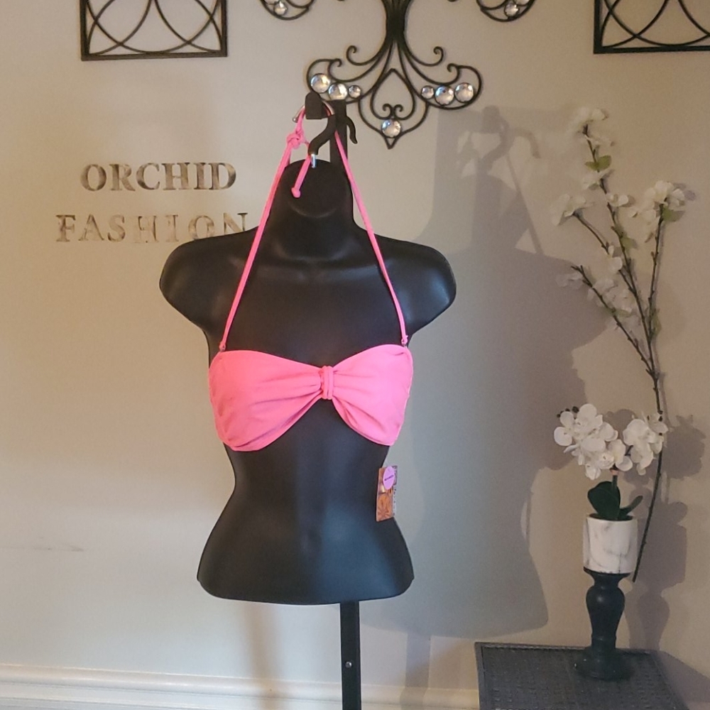 NEW Joe boxer pink bikini top